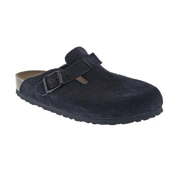 Boston Birkenstock Soft Footbed Semisove Damske Čierne | SK 235SGL